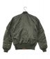 ALPHA (アルファ) MA-1ジャケット オリーブ サイズ:S：4800円