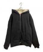 SUPREMEシュプリーム）の古着「22AW Faux Fur Lined Zip Up Hooded Sweatshirt」｜ブラック