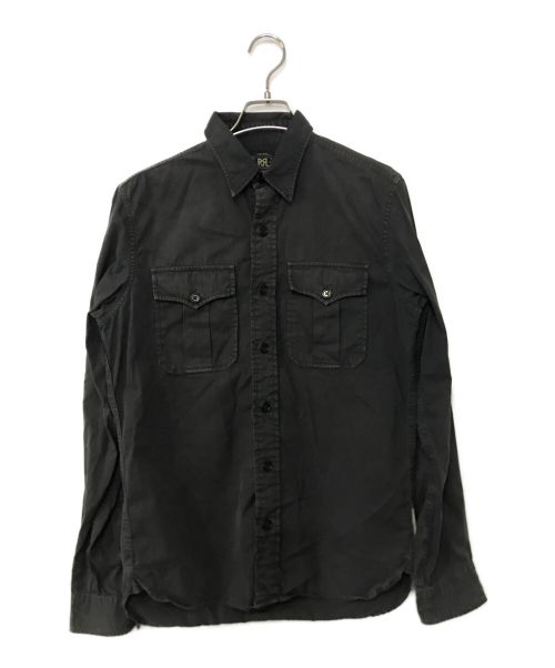 RRL（ダブルアールエル）RRL (ダブルアールエル) コットンシャツ ブラック サイズ:Sの古着・服飾アイテム