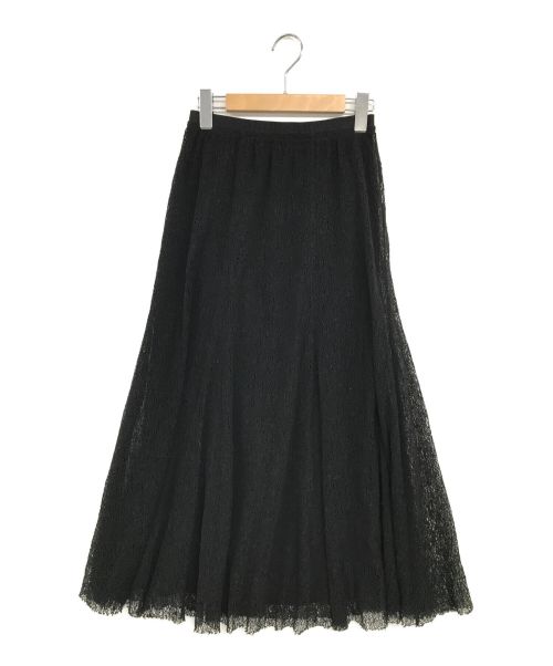 Plage（プラージュ）Plage (プラージュ) Lace semi flare skirt ブラック サイズ:36の古着・服飾アイテム