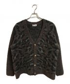 TTT MSWティー）の古着「Leopard Knit Cardigan」｜ブラウン
