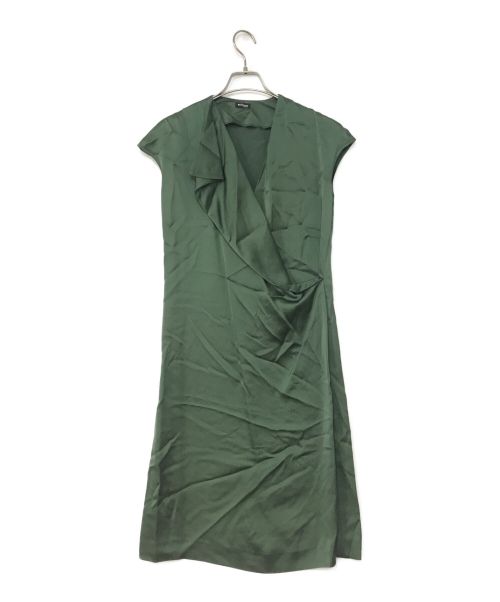 kiton（キートン）Kiton (キートン) ブラウスワンピース グリーン サイズ:40の古着・服飾アイテム