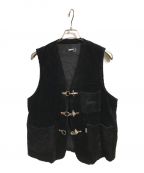 myneマイン）の古着「corduroy vest」｜ブラック