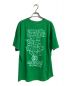 stussy (ステューシー) KAWS (カウズ) 半袖Tシャツ グリーン サイズ:L：5800円