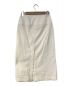 JIL SANDER (ジルサンダー) コットンナイロンロングスカート ホワイト サイズ:32：9800円
