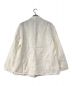 MISEI (ミセイ) Linen Buttonsless Jacket ホワイト サイズ:F 未使用品：14800円