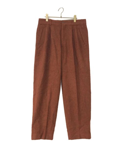 ISSEY MIYAKE（イッセイミヤケ）ISSEY MIYAKE (イッセイミヤケ) ウールパンツ ブラウン サイズ:XLの古着・服飾アイテム