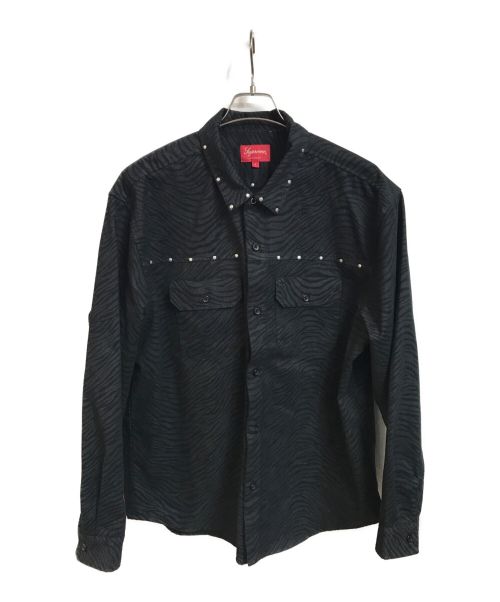 SUPREME（シュプリーム）SUPREME (シュプリーム) Studded Work Shirt ブラック サイズ:Lの古着・服飾アイテム