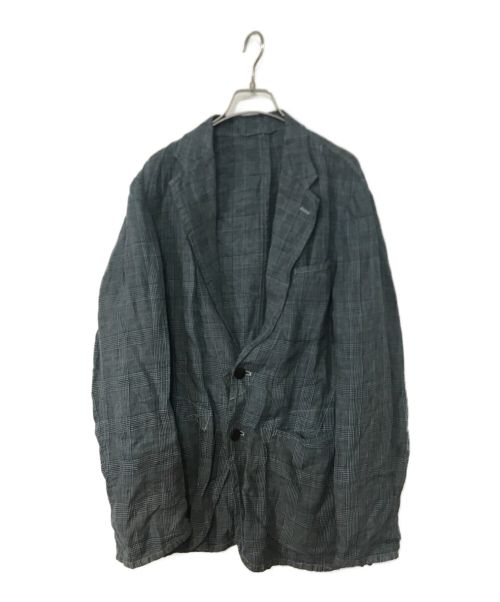 D'URBAN（ダーバン）D'URBAN (ダーバン) リネンジャケット スカイブルー サイズ:Lの古着・服飾アイテム