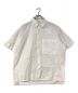 AUBETT（オーベット）の古着「ヘビーブロードサイドベント半袖オーバーシャツ」｜ホワイト