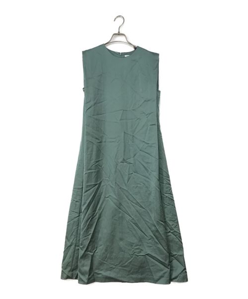 ReNAVE（リネイヴ）ReNAVE (リネイヴ) グロスサテン ドレス グリーン サイズ:1の古着・服飾アイテム