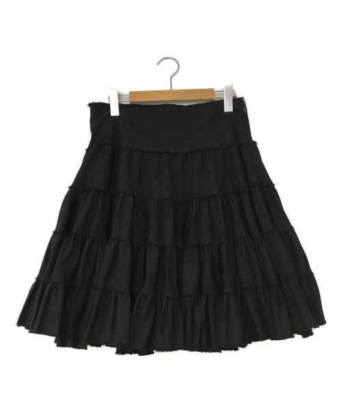 LIMI feu（リミフゥ）LIMI feu (リミフゥ) フリルスカート ブラック サイズ:Sの古着・服飾アイテム
