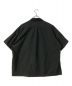 HERILL (ヘリル) Cotton Silk Open Collar S/S Shirts ブラック サイズ:3：13000円