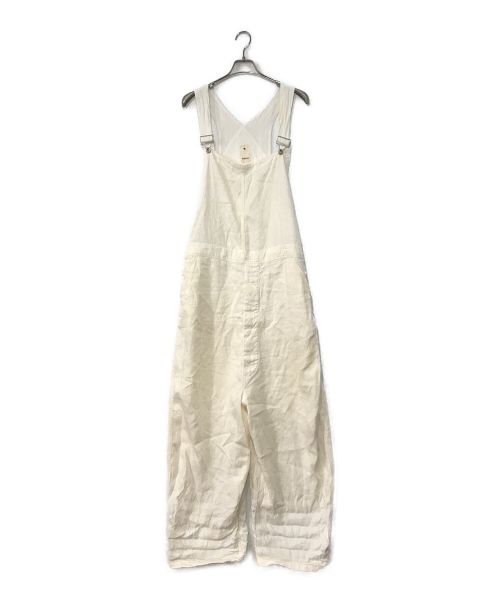 KLASICA（クラシカ）KLASICA (クラシカ) リネンオーバーオール ホワイト サイズ:4の古着・服飾アイテム