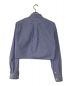 MIU MIU (ミュウミュウ) クロップドストライプシャツ ブルー サイズ:36：65000円
