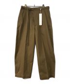 BLURHMSブラームス）の古着「BELTED CHINOS」｜CAMELBROWN