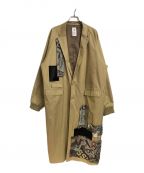 MIHARA YASUHIROミハラヤスヒロ）の古着「Jaquard ragran coat」｜ブラウン