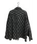 DAIRIKU (ダイリク) Mohair Argyle Check Shirt ブラック サイズ:L：14800円