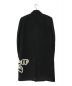 OFFWHITE (オフホワイト) Black wool blend coat ブラック サイズ:46：47800円