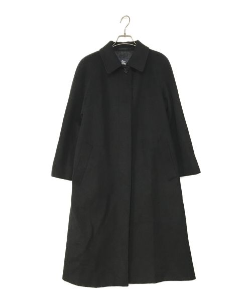 BURBERRY（バーバリー）BURBERRY (バーバリー) カシミヤステンカラーコート ブラック サイズ:38の古着・服飾アイテム