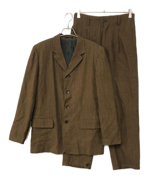 Y's bis（ワイズビス）Y's bis (ワイズビス) セットアップスーツ ブラウン サイズ:表記不明の古着・服飾アイテム