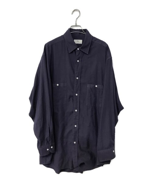 HERILL（ヘリル）HERILL (ヘリル) Cottoncashmere Workshirts パープル サイズ:2の古着・服飾アイテム