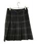 MIU MIU (ミュウミュウ) チェックラップスカート グレー サイズ:38：9800円