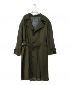 Yves Saint Laurentイヴサンローラン）の古着「コート」｜オリーブ