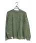 UNUSED (アンユーズド) Crochet crewneck sweater グリーン サイズ:2：12800円