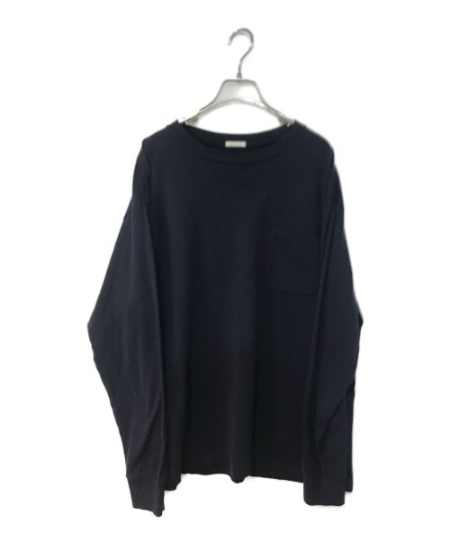 COMOLI（コモリ）COMOLI (コモリ) ポケットロングスリーブTシャツ ネイビー サイズ:2の古着・服飾アイテム