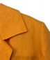 中古・古着 MaxMara (マックスマーラ) リネンダブルテーラードジャケット オレンジ サイズ:42：7000円