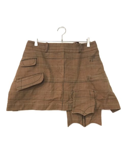 NEMETH（ネメス）Nemeth (ネメス) ペイントエプロン巻きスカート サイズ:表記なしの古着・服飾アイテム