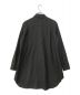 GROUND Y (グラウンドワイ) アシンメトリーカラーウール長袖シャツ ブラック サイズ:3：17000円