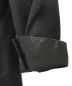 中古・古着 GROUND Y (グラウンドワイ) アシンメトリーカラーウール長袖シャツ ブラック サイズ:3：17000円