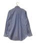IKE BEHAR (アイクベーハ) ストライプBDシャツ ブルー サイズ:16：6000円