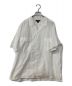 NIGEL CABOURN（ナイジェルケーボン）の古着「オープンカラー半袖ツイルシャツ」｜ホワイト