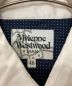 中古・古着 Vivienne Westwood (ヴィヴィアンウエストウッド) クレリックオーブ刺繍ドットシャツ ネイビー サイズ:48：7000円