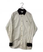 Vivienne Westwood manヴィヴィアン ウェストウッド マン）の古着「オーブ刺繍ドットシャツ」｜ホワイト