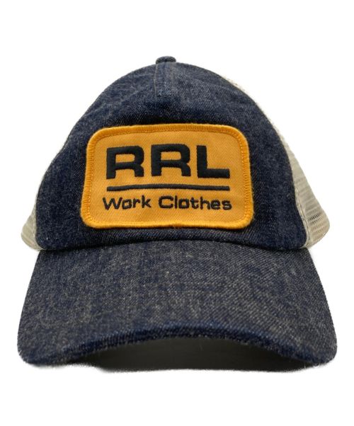 RRL（ダブルアールエル）RRL (ダブルアールエル) デニムメッシュキャップ インディゴ サイズ:表記なしの古着・服飾アイテム