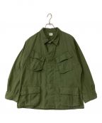 US ARMYユーエス アーミー）の古着「ジャングルファティーグジャケット」｜グリーン