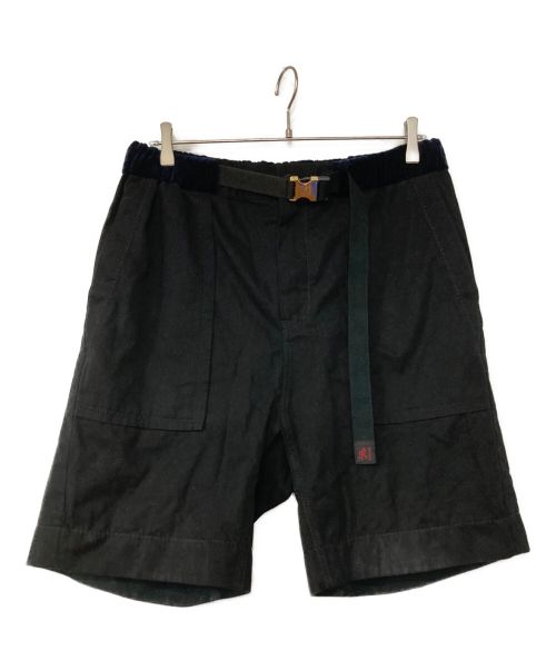 GRAMICCI（グラミチ）GRAMICCI (グラミチ) sacai (サカイ) ベルテッドショーツ ブラック サイズ:3の古着・服飾アイテム