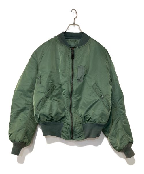 ALPHA（アルファ）ALPHA (アルファ) MA-1ジャケット グリーン サイズ:Lの古着・服飾アイテム