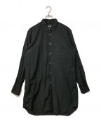 COMME des GARCONS HOMME PLUSコムデギャルソンオムプリュス）の古着「ロングシャツ」｜ブラック