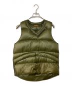 BROWN by 2-tacsブラウンバイツータックス）の古着「Almighty Down Vest」｜オリーブ
