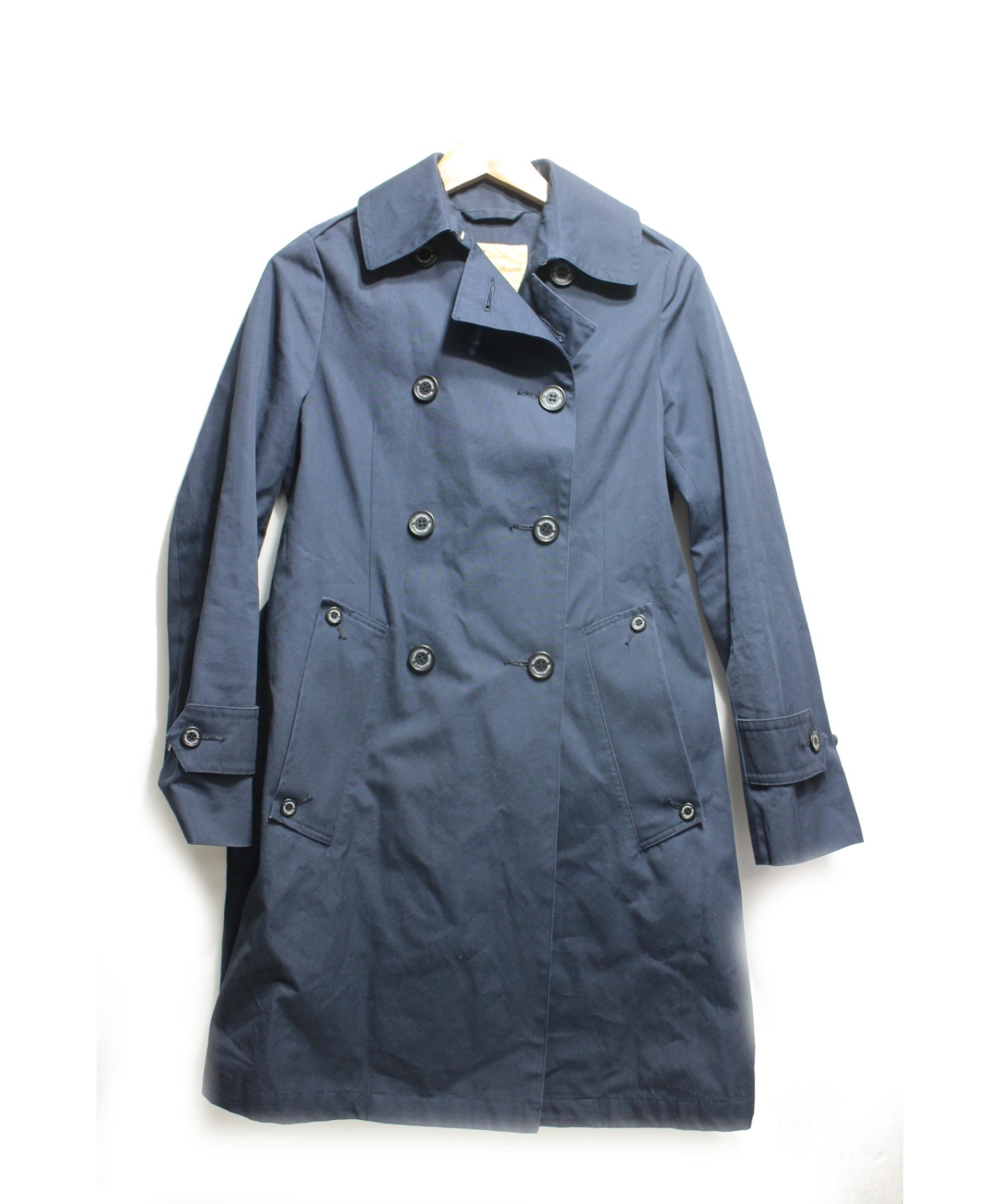 中古 古着通販 Traditional Weatherwear トラディショナル ウェザーウェア トレンチコート ネイビー サイズ Uk32 ブランド 古着通販 トレファク公式 Trefac Fashion