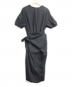 COSMIC WONDER（コズミックワンダー）の古着「organic cotton wrap dress」｜ブラック