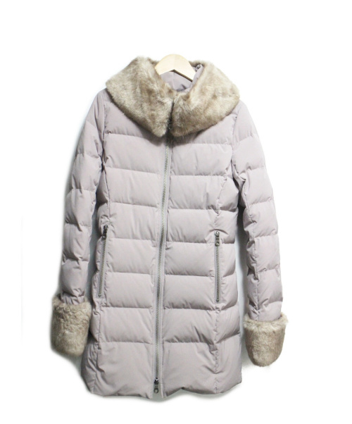 中古 古着通販 Nolleys Sophi ノーリーズ フェイクファー付ダウンコート ピンク サイズ 36 冬物 ブランド 古着通販 トレファク公式 Trefac Fashion
