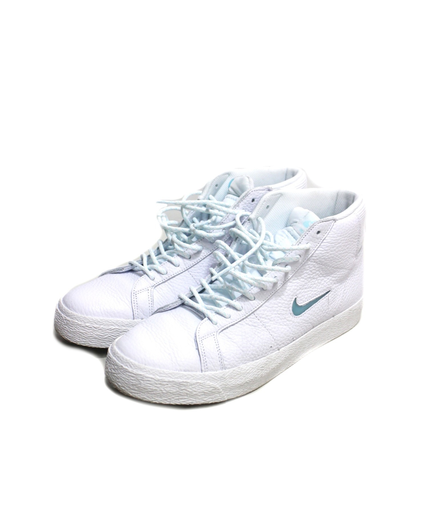中古 古着通販 Nike Sb ナイキエスビー Zoom Blazer Mid Premium ホワイト ブルー サイズ 28cm Cu52 100 ブランド 古着通販 トレファク公式 Trefac Fashion