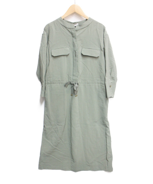 中古 古着通販 Mackintosh Philosophy マッキントッシュフィロソフィー シャツワンピース グリーン サイズ 34 ブランド 古着通販 トレファク公式 Trefac Fashion