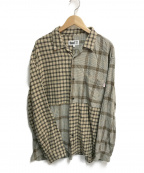 BoTT（ボット）の古着「Box Flannel Shirt」｜ブラウン